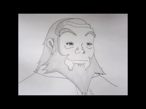 How to Draw Uncle Iroh ATLA Step by Step  YouTube