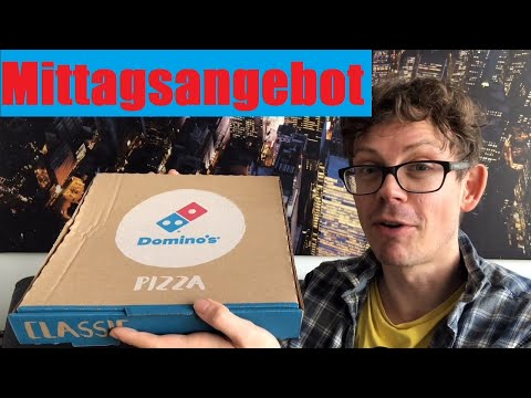 Dominos Pizza: Mittagsangebot im Test - Meine Pizza mit 2 Zutaten extra!