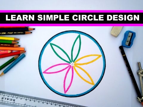 Simple Design In Circle Youtube