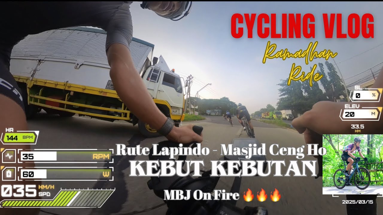 KEBUT-KEBUTAN! 🚴‍♂️ Ramadhan Ride | Rute Lapindo - Masjid Ceng Ho | MBJ On Fire! 🔥🔥🔥