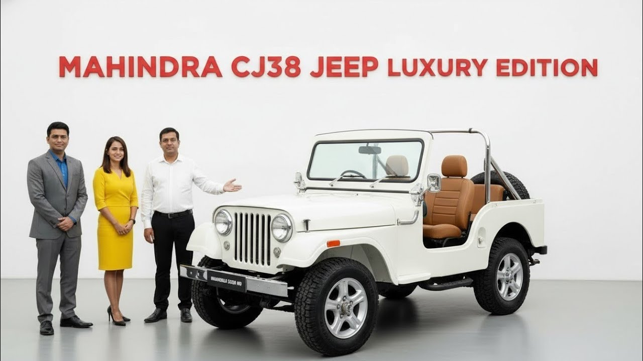 New 2026 Mahindra CJ3B Jeep 😱😱🔥 Classic Look | Powerful Engine | Price & Features