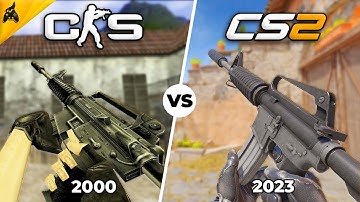 CS 1.6 vs Condition Zero vs Source vs CSGO vs CS2 - Weapons Comparison