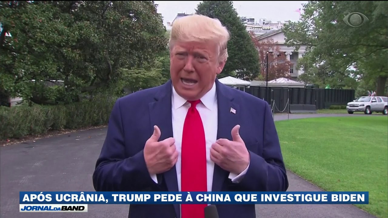 Após Ucrânia, Trump pede à China que investigue Biden cafe com jornal acabou