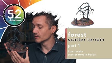 Crafting a tabletop forest scatter terrain - part 1 - The base