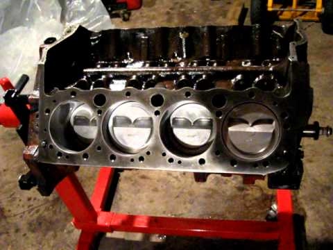 327 4-Bolt Main - YouTube