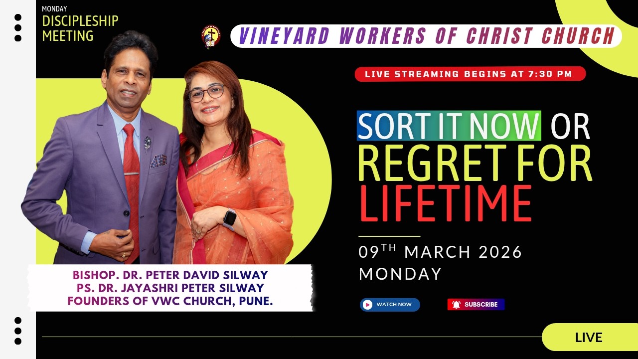 Peter Silway - ⏰SORT IT NOW OR REGRET FOR LIFETIME ⚠️| MONDAY DISCIPLESHIP MEETING | 09/03/26 |