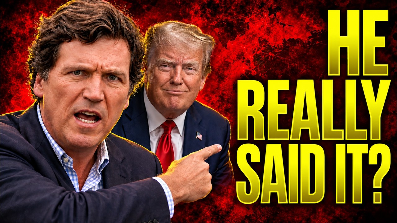 Tucker ACTUALLY Leaked It…