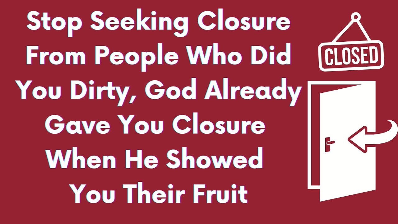 Closure Is Overrated: Do This Instead