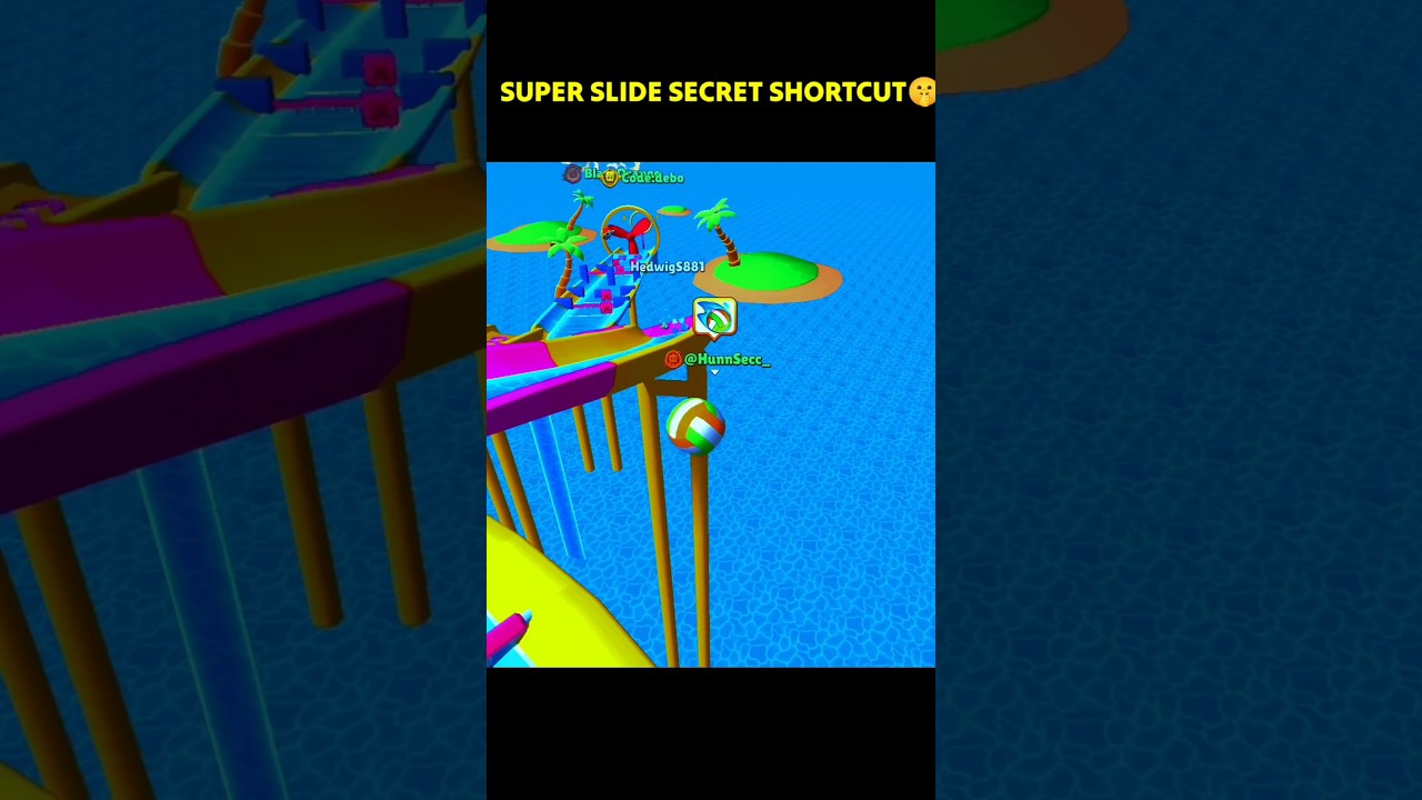 Super Slide Secret Shortcut || Stumble Guys || Volleyball Shortcut || 