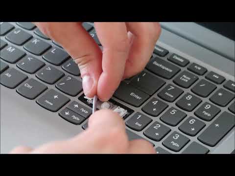 How To Fix Replace Keyboard Key for Lenovo Ideapad - Individual Key Repair - Space Enter Shift Etc