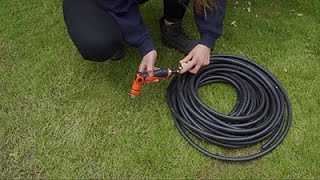 Hydrosure Flexible Garden Hose Pipe - Black