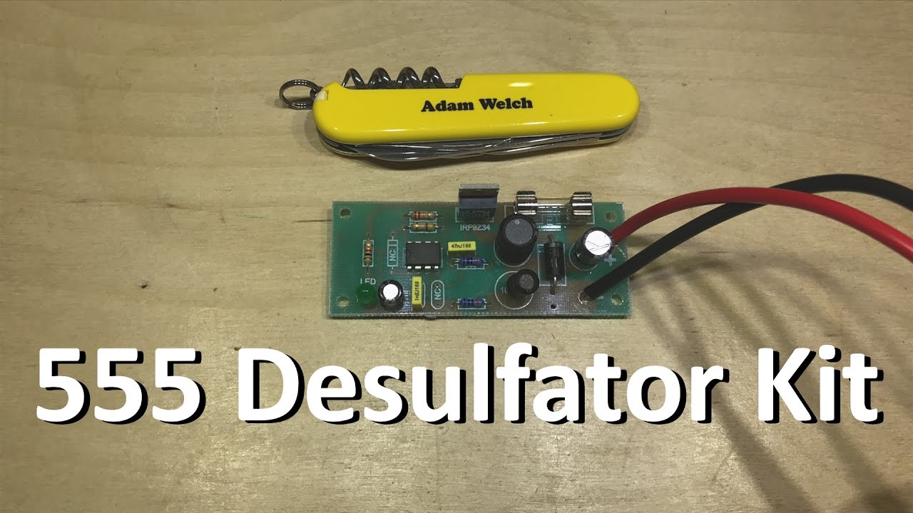 Homemade Battery Desulfator Work For Reconditioning Batteries