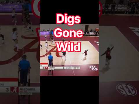 DI Libero Volleyball Highlights Delaney Moon  #libero #d1athlete #digs