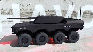 Milrem Robotics launches the HAVOC 8×8 Robotic Combat Vehicle
