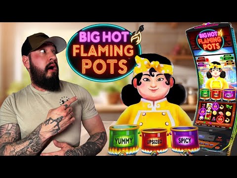 REVEALED! Big Hot Flaming Pots Slot Machine 🎰 Slot Tech Explains and Plays 🤠 Secrets and more!