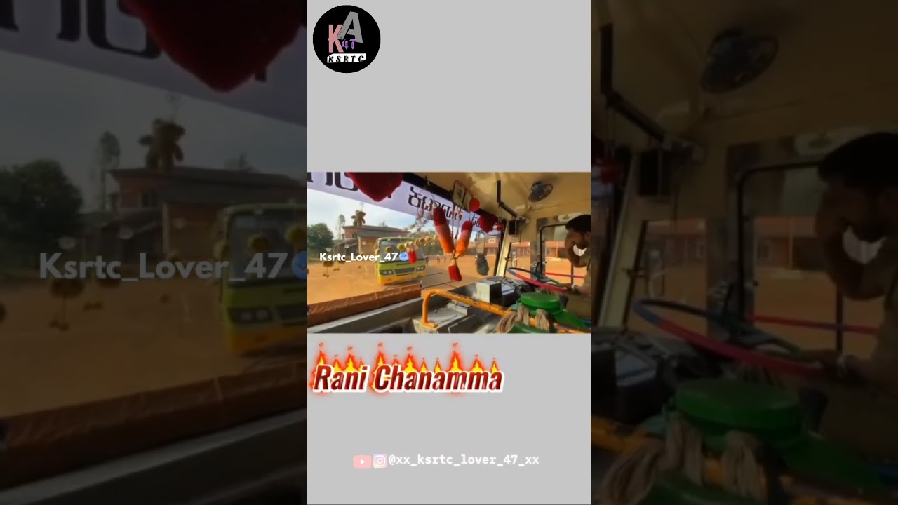 Confidence of Driver || Rani Chennamma Express 💚❤️