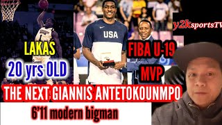 REGGIE PERRY MALA  GIANNIS ANTETOKOUNMPO MVP FIBA U-19