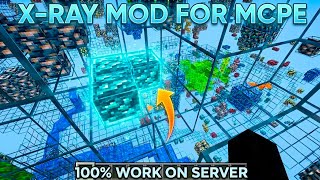 X-Ray mod for MCPE | Diamonds &amp; Netherite Easy Find! | X Ray For Minecraft pe | working on server 😱.
