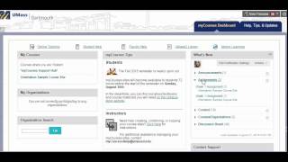 MyCourses Dashboard Tour
