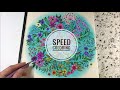 Speed Coloring SECRET GARDEN | Flowers Coloring