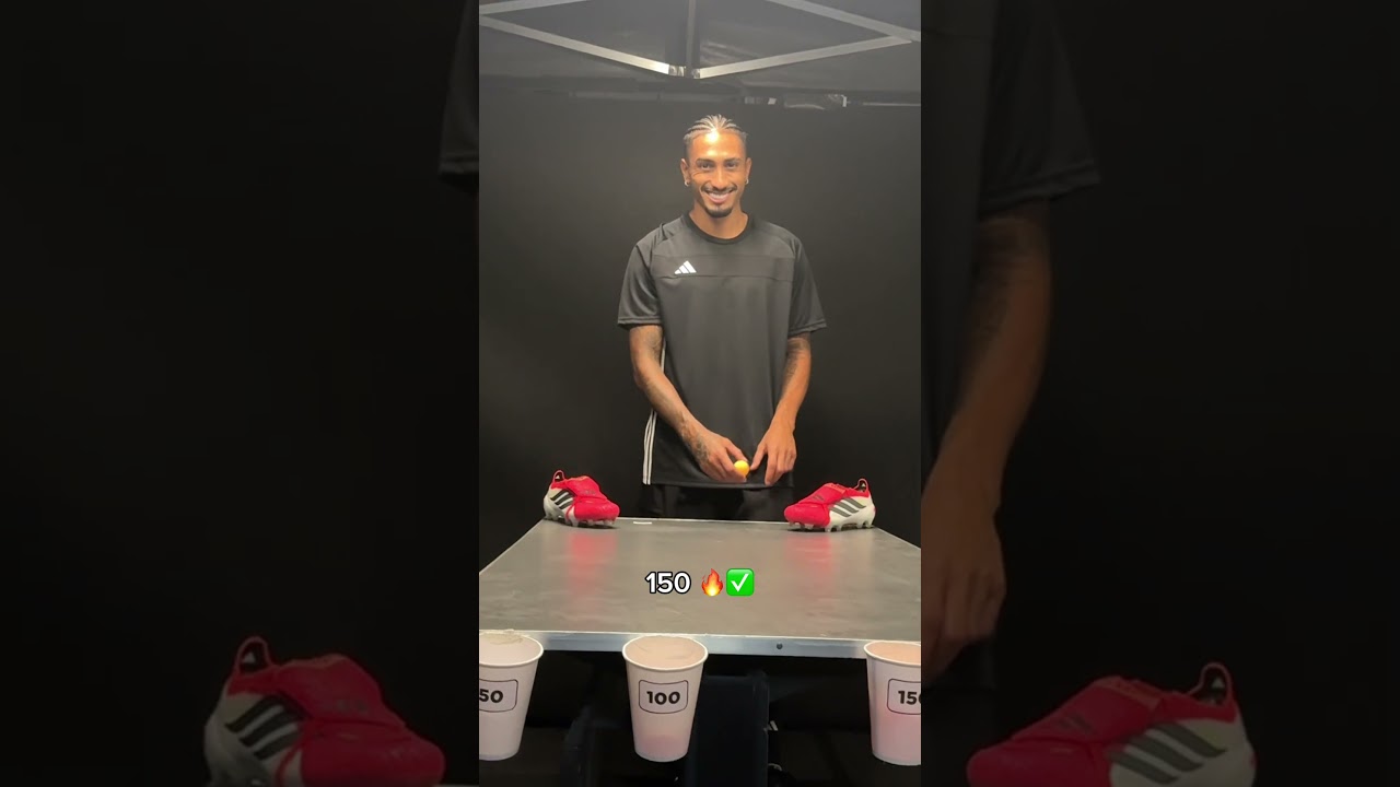 predator accuracy test 👀🎯 #adidas #football #raphinha #pedri #paucubars&iacute;
