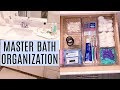 MASTER BATHROOM ORGANIZATION IDEAS  | Organize with me  | Tara Henderson