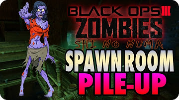 BO3 Zombie Glitches: "Shi No Numa" Spawn Room Zombie Pile Up Glitch - Zombie Chronicles