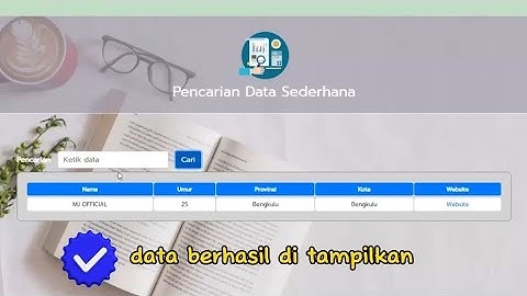Aplikasi Sederhana Pencarian Data Menggunakan Google App Script