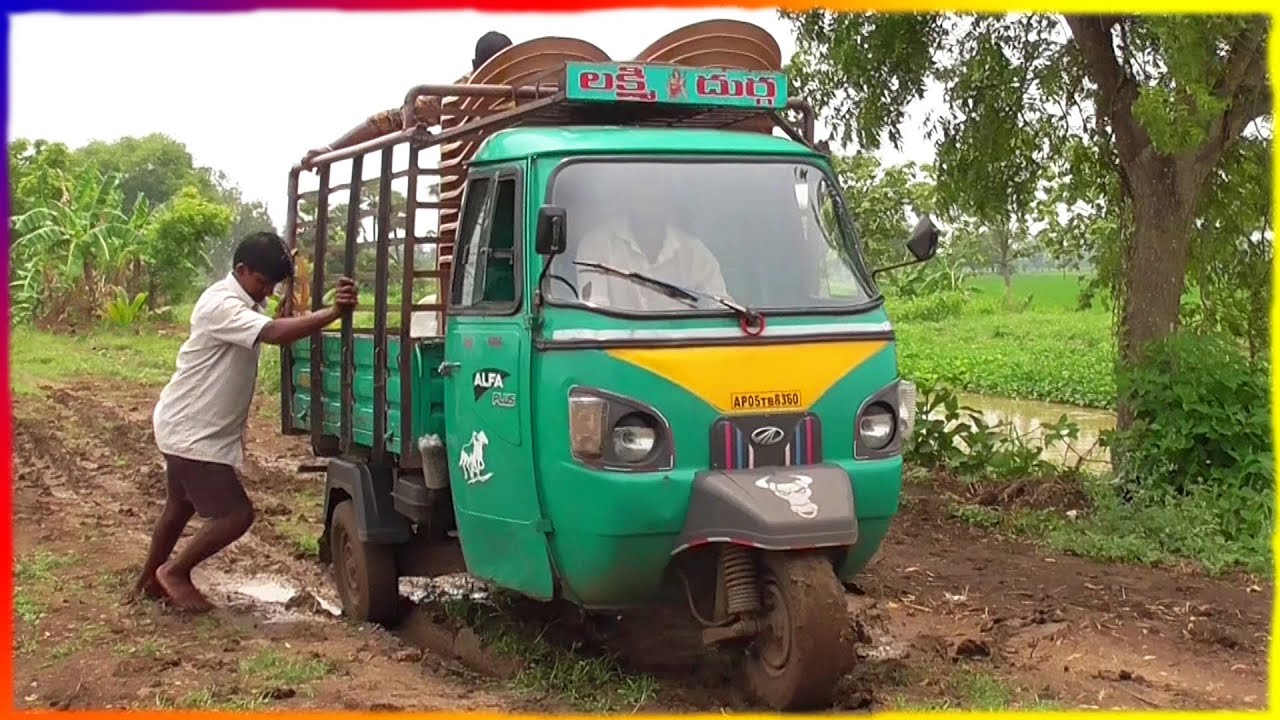 ALFA PLUS Auto Rickshaw 3 Wheeler is also Capable of Traveling on Dirt ...