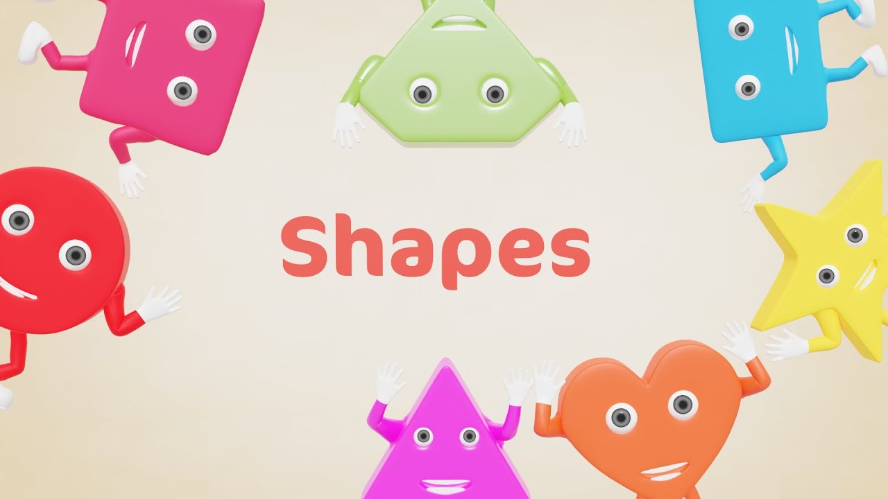Sing along Shapes Song - with lyrics (featuring Debbie Doo)