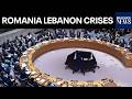 LIVE: U.N. Security Council Meets On Romania And Lebanon Crises