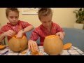 Вырезаем тыквы на Хэллоуин. Halloween Pumpkins Carving