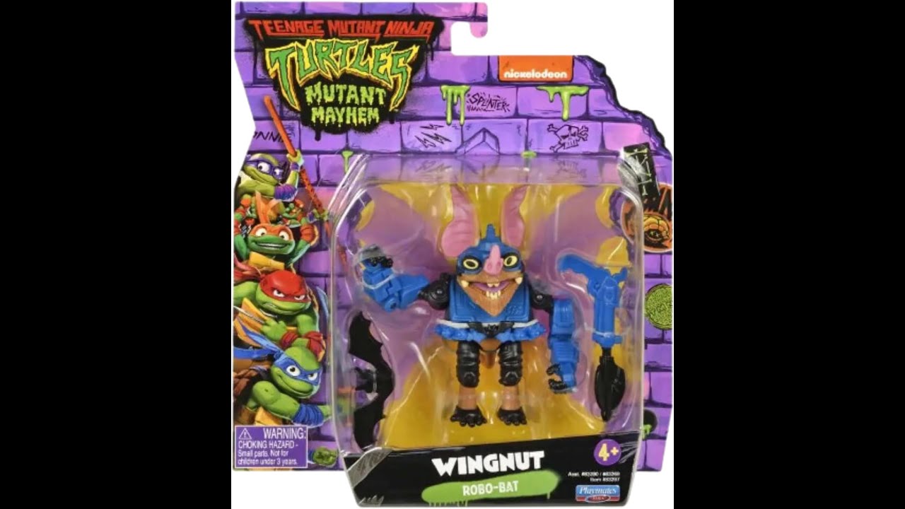 Wingnut R&tte Teenage Mutant Ninja Turtles Mutant Mayhem Wingnut - YouTube