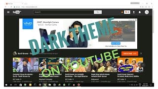 How to enable Dark theme on youtube | youtube new feature(Update)