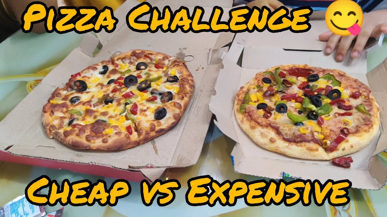 Pizza Challenge(Cheap Vs Expensive) pizza familyvlog food family 
