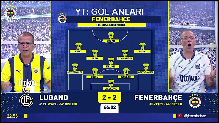 Lugano 3-4 Fenerbahçe | FB TV GOL ANLARI