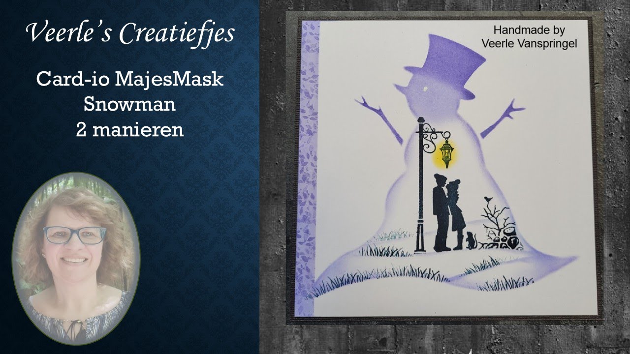 Card-io MajeMask Snowman 2 Cards