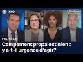 Panel politique  un campement propalestinien sinstalle  luqam