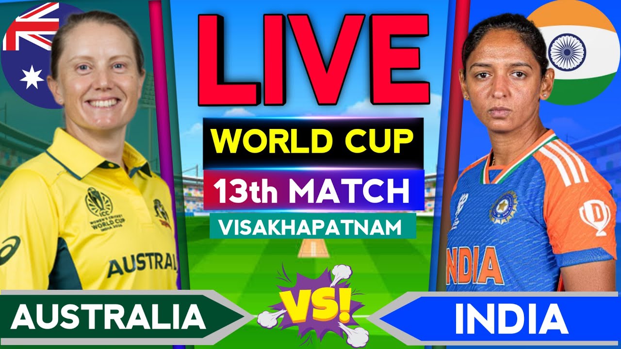🔴LIVE - India Women's vs Australia Women's Live World Cup 2025 Live | Ind vs Aus,Ind W vs Aus W Live