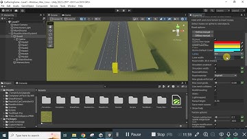 How To Make Level 1 Scene For Car Racing Game In Unity 3D | Design Model Car | Use Prefab | Part 1