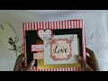 Scrapbook| handmade gift| white &amp; red &amp; black theme scrapbook