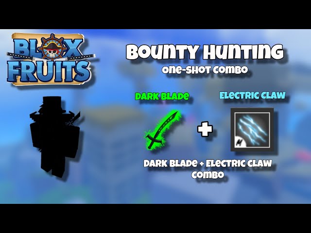Blox Fruits, Easy One-Shot Combo, ( Dark Blade + Electric Claw ), New  Update 17.2