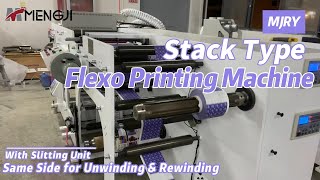 2-Color Vertical Stack Flexographic Printing Machine for Medical Bottle Label