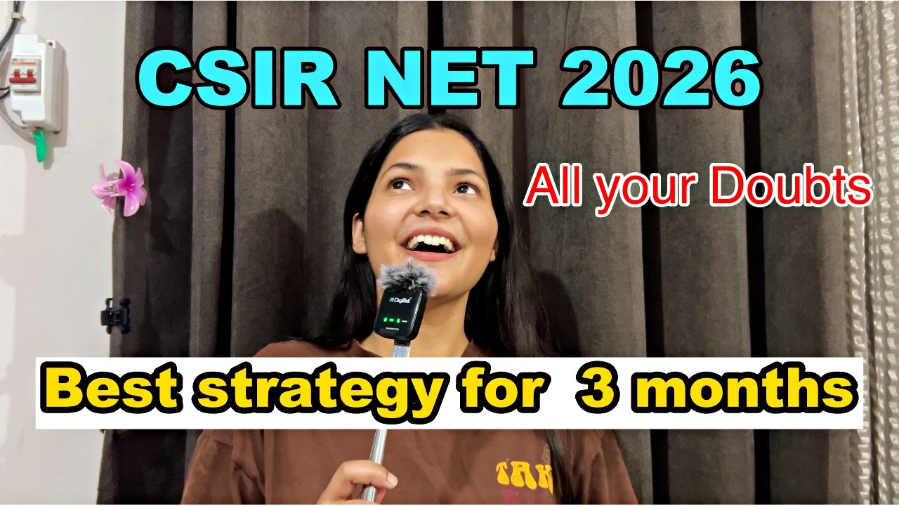 How to prepare and revise the whole syllabus of CSIR NET . #csir #csirnet #netjrf #mybagpack