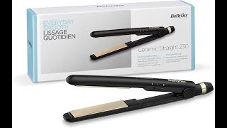 Babyliss Hair Straightener || ST-089SDE || Ceramic plates || 2 Temperature || Up to 230°C || 30 Sec.