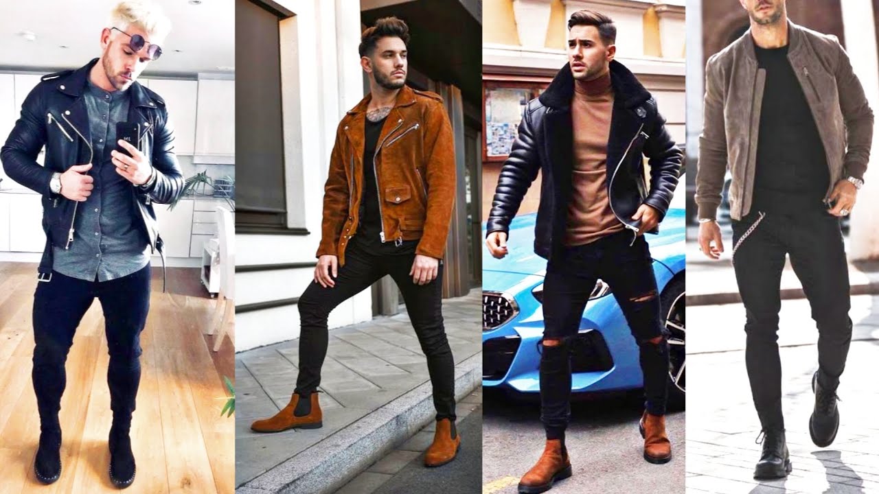 Most Attractive And Stylish Outfits With Leather Jacket Combination ...