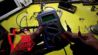 Teardown/Repair of LCR Meter DMM (Transistor Tester)