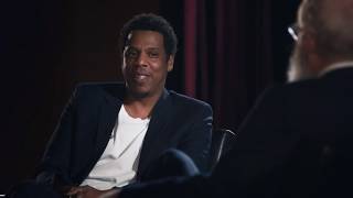 Jay Z is put on the spot by David Letterman