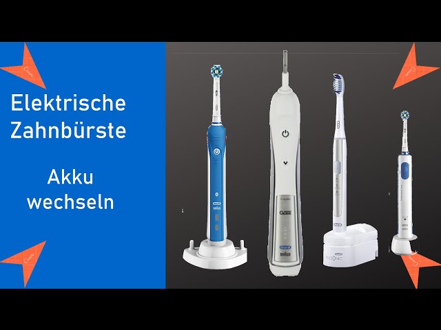 Oral B / Elektrische Zahnbürste - Akku austauschen - Akku austauschen -  YouTube