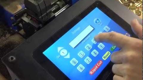 Cutting keys RAPIDLY on an HPC RapidKey 7000